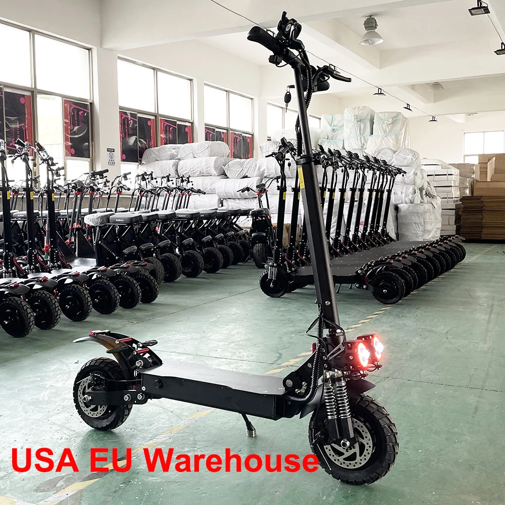 USA EU Free Shipping 1200W*2 dual motor fast electric scooters 48V folding adults e scooter