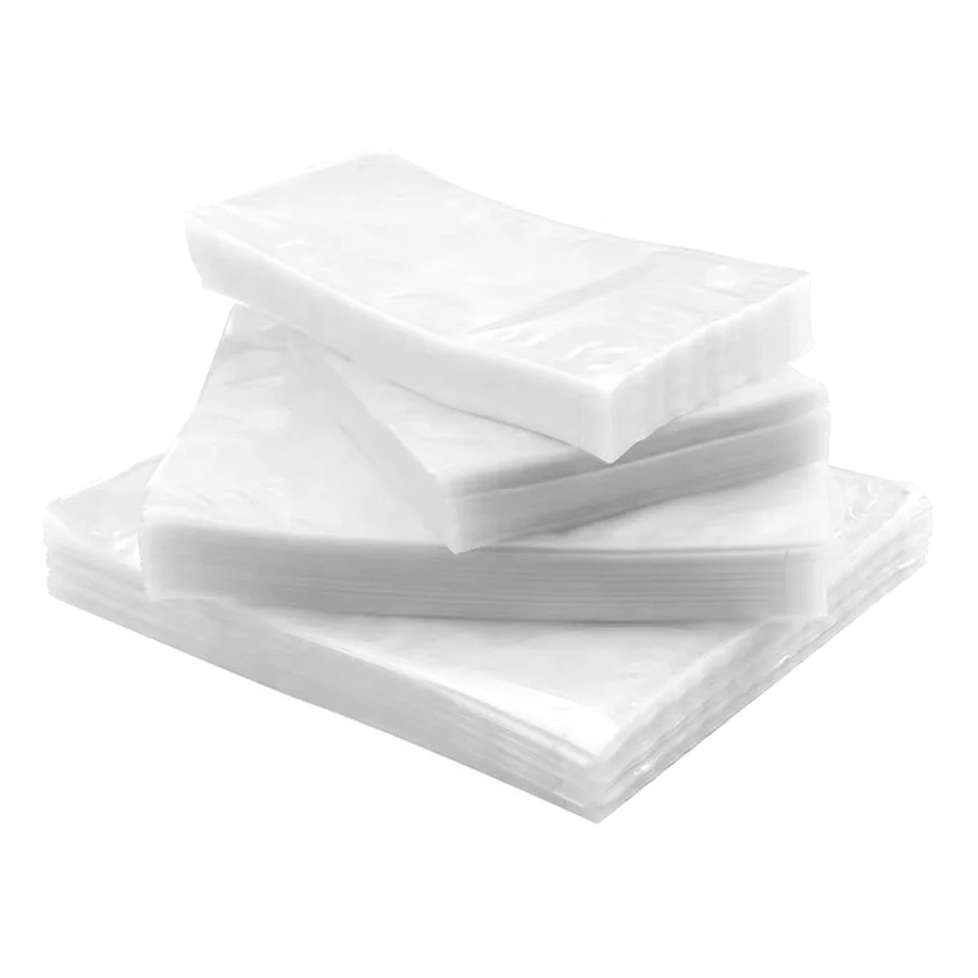 Biodegradable Vacuum Bag Heat Sealable Packaging Bags Safe Food Nylon Transparent Waterproof Plastic