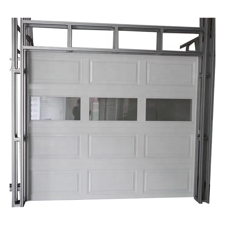 China Manufacturer Automatic Large Auto Lift Steel Overhead Motorized Bifold Sectional Garage Door