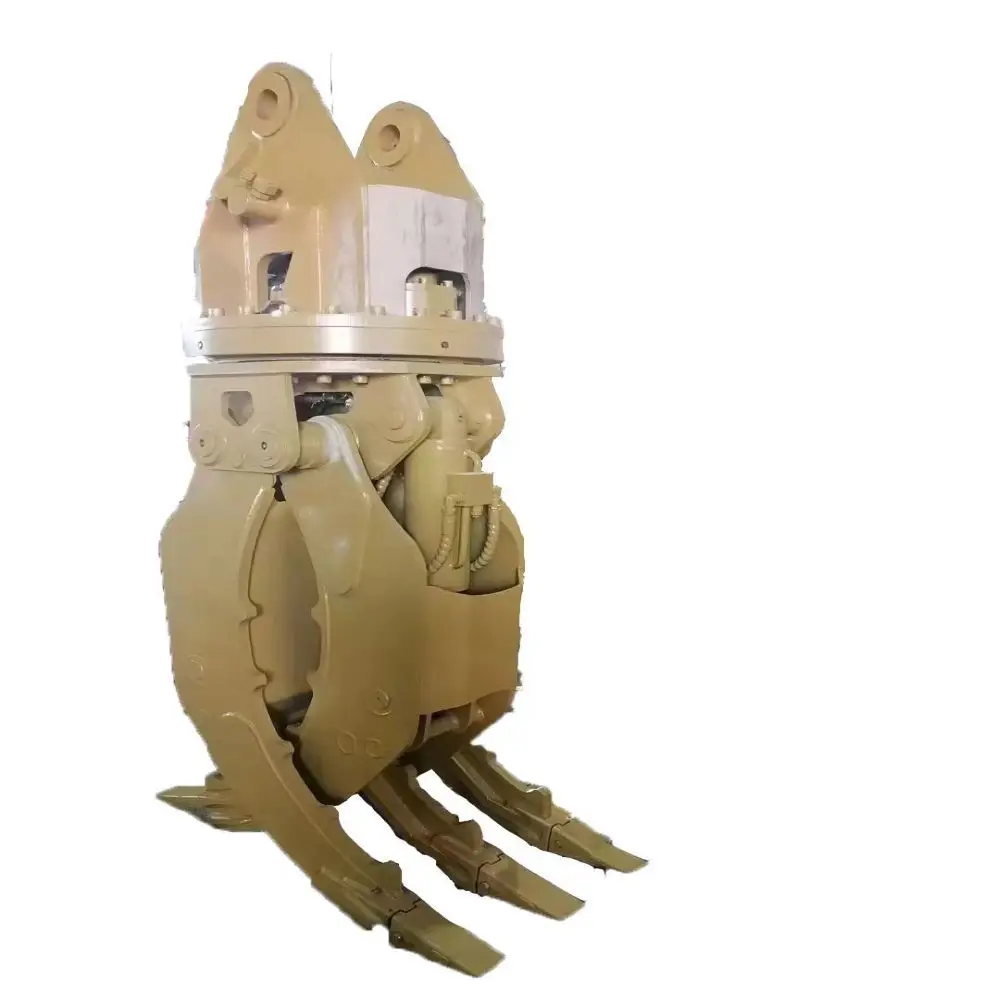 Manufacturer Direct Quality Guarantee Excavator Hydraulic Rotating Timber Grapple for Demolition Work