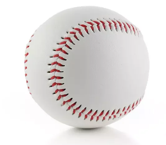 Factory Wholesale Standard Size Pure White Training Sporting PU Rubber Foam Baseball