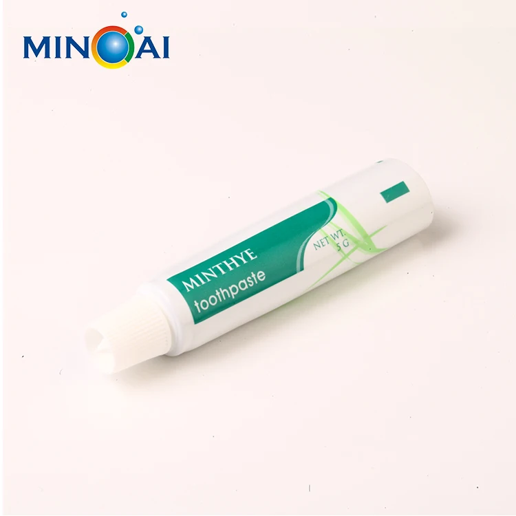 12.7mm Empty Plastic Hotel Travel Toothpaste Packaging Tube