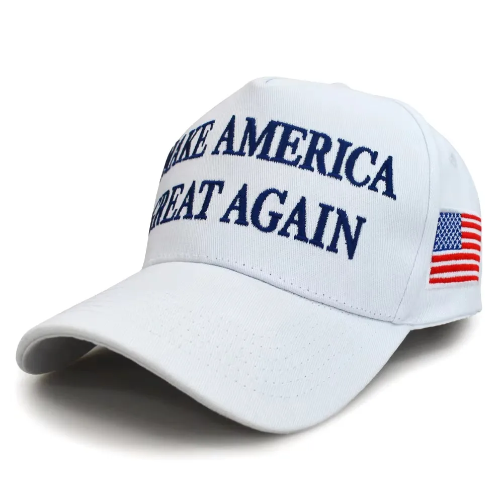 White Make America Great Again Baseball Cap Custom Colors MAGA  USA Election Campaign Baseball Hat