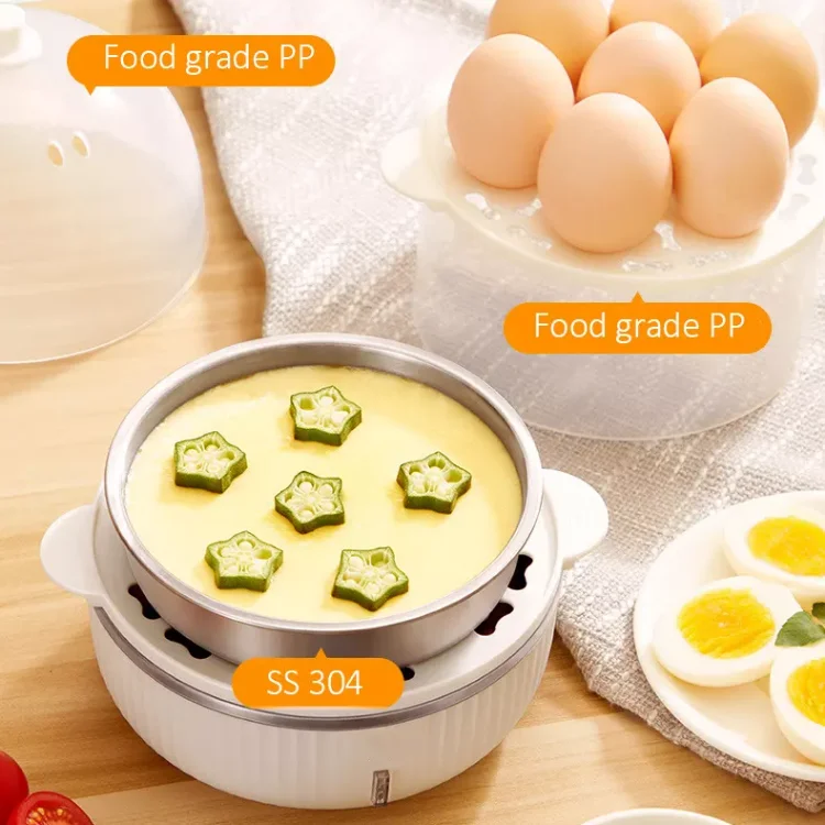 Kitchen electric hard boiled egg poacher 7 egg capacity electric rapid egg cooker