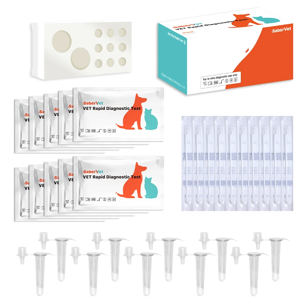 One step medical diagnostic FCV Ag test Feline Calicivirus Antigen Rapid Test diagnostic kit for cat