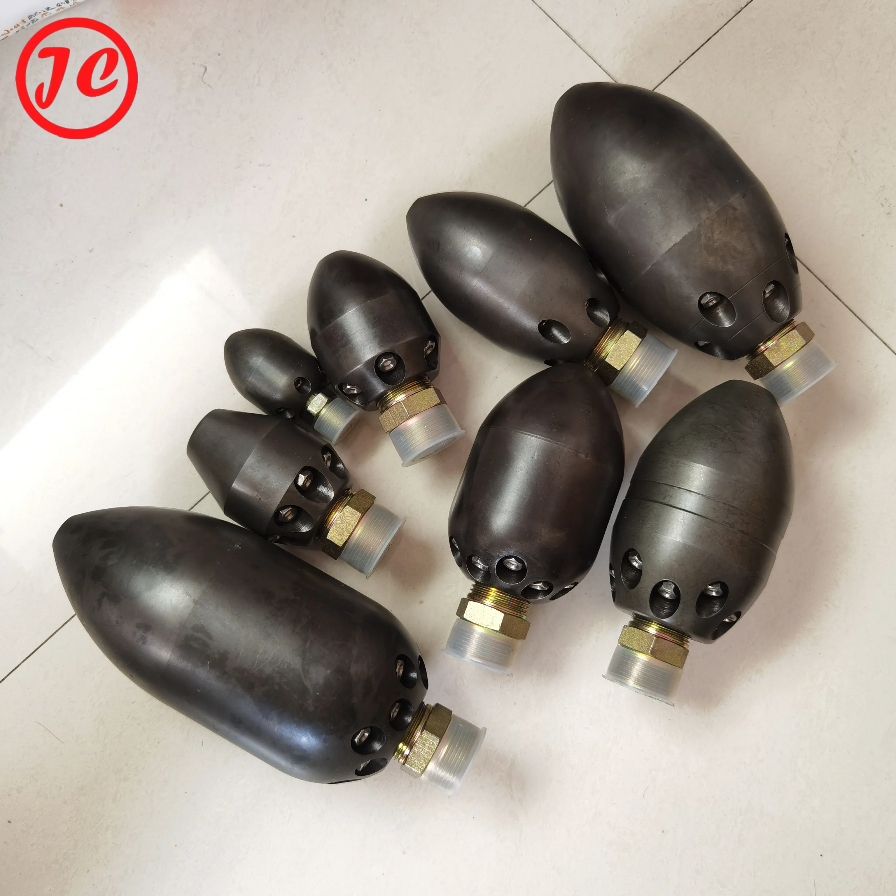 High Pressure Cleaning Car Nozzle Pipe Dredging Head Stainless Steel Ceramic Nozzle Mine Sand Nozzle
