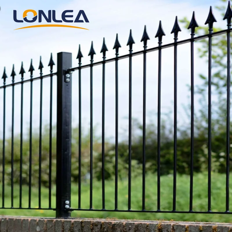metal gate Residential Cheap Price Ornamental wrought iron fence garden fence