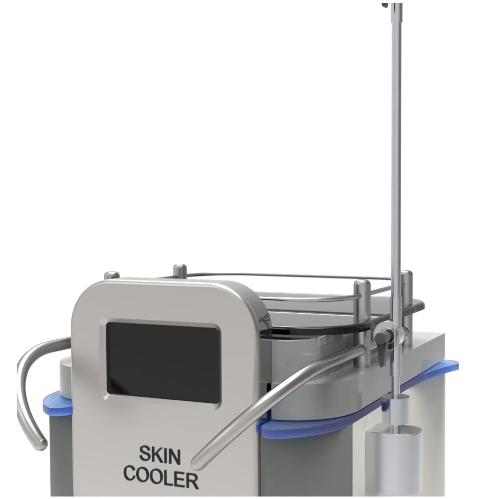 Newly Developed Zimmer Skin Cooling Device with Freon Compressor Cold Air Skin Cooler