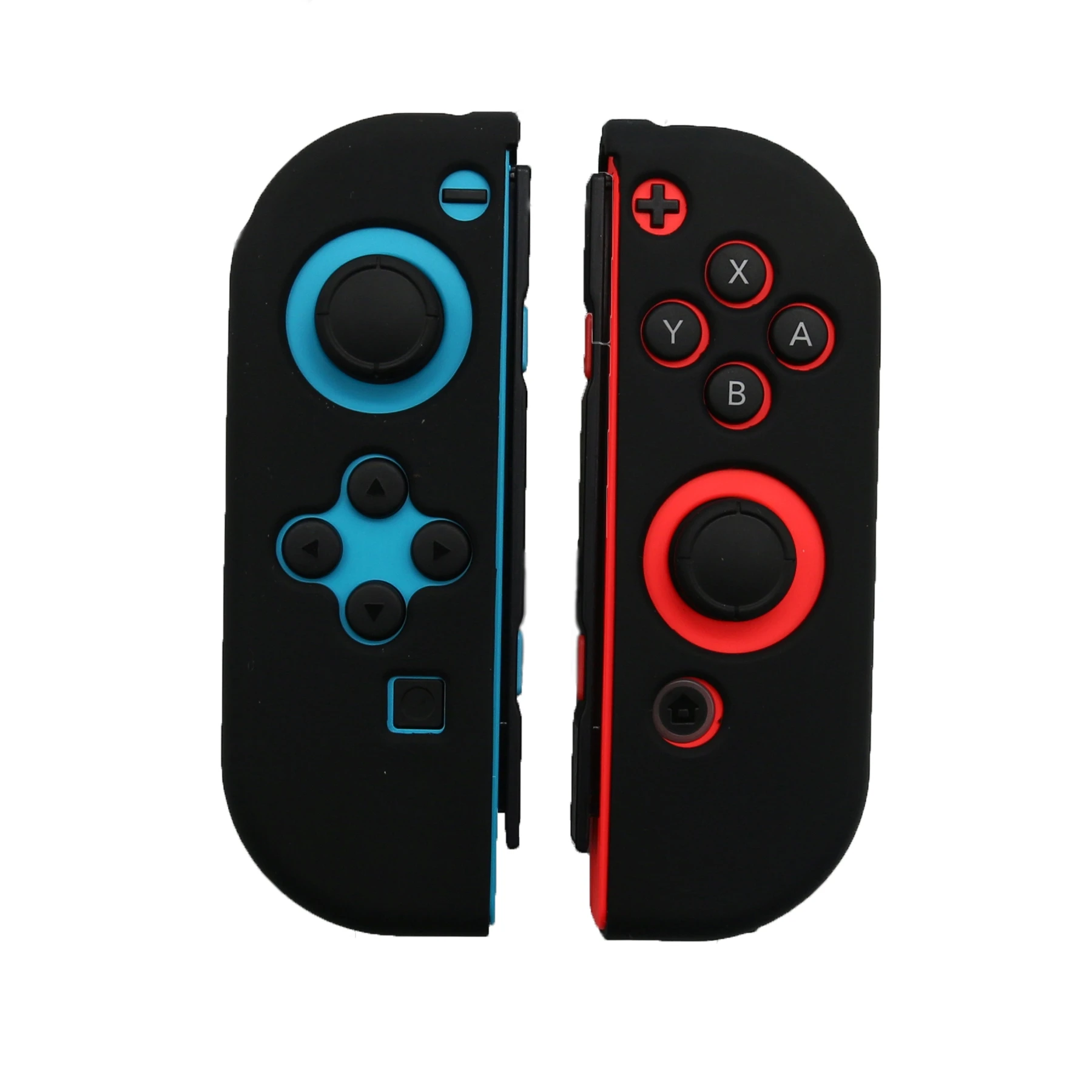Soft Touch Silicone Cover for Nintendo Switch  2 parts