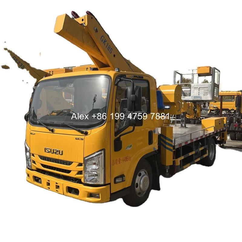 4x2 ISUZU KV100 18m to 31m manlift truck