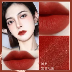 Cream mousse lip mud color non-stick cup cheap makeup beginner lipstick matte velvet matte lip glaze