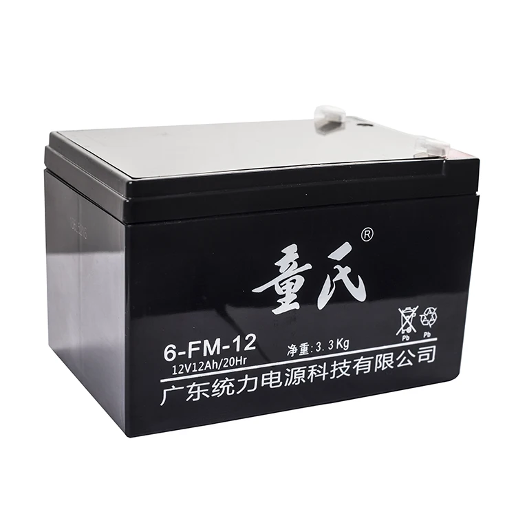 6FM12 Wholesale manufacturers High quality 12V 12Ah Backup energy storage sealed lead acid battery
