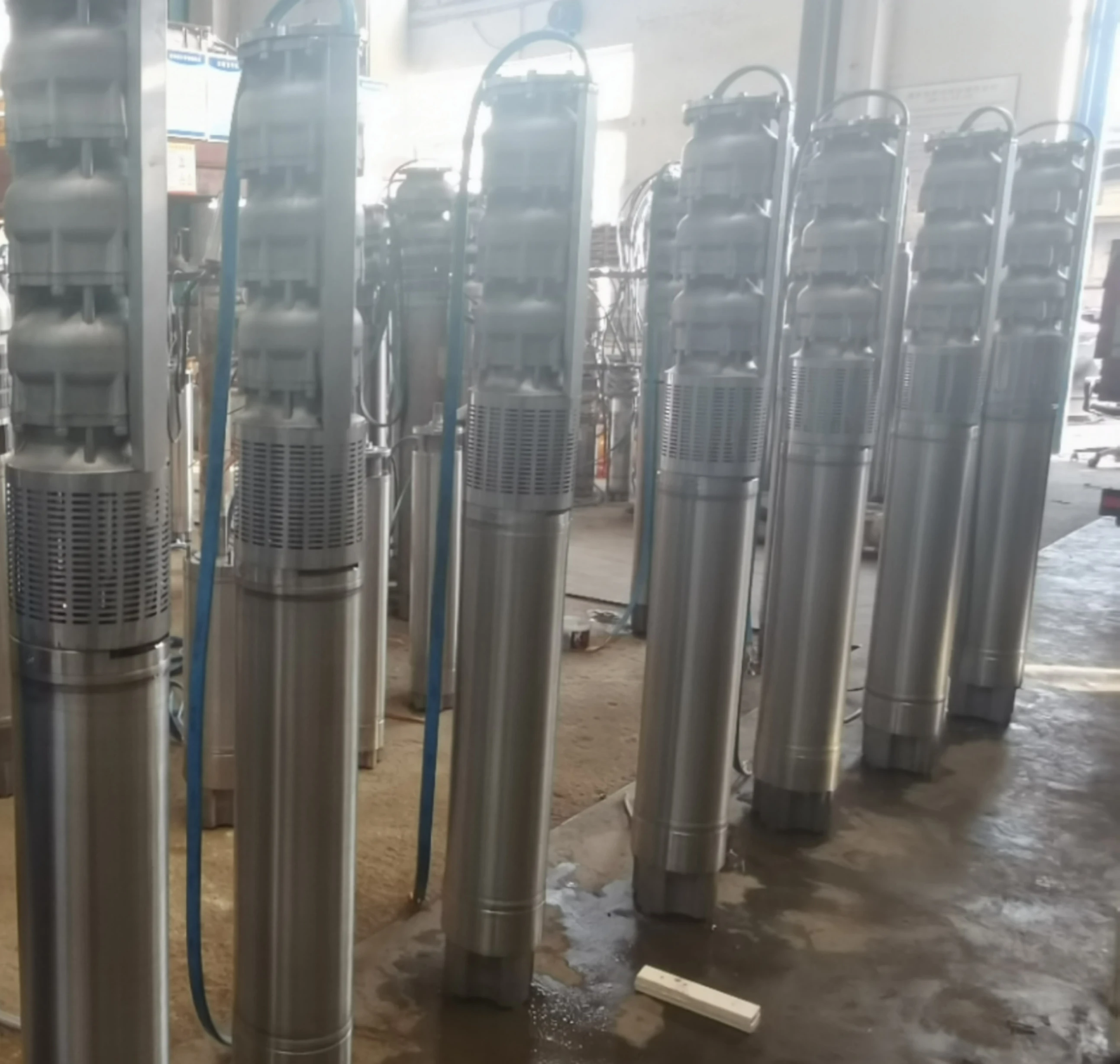 8 Inch Precision Casting SP  Water Pump Borehole Electric Deep Well Pump Stainless Steel Groundwater Submersible Pump