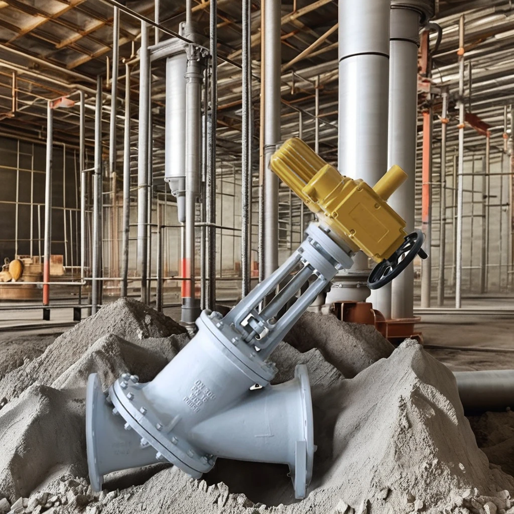 DN300 Carbon Steel 6 Inch Knife Slurry Gate Valve