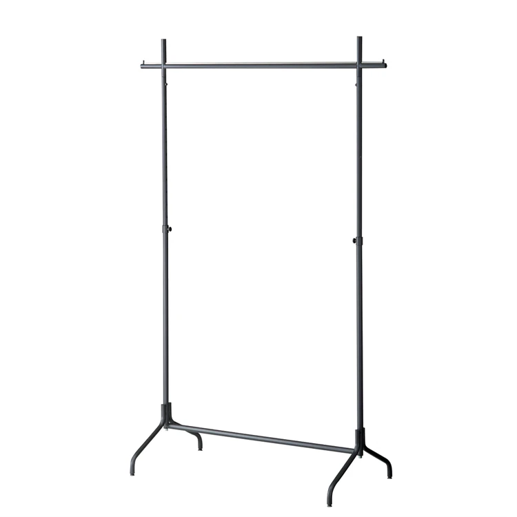 Decorative Clothing Store Display Rack Silver Floor Type Clothes Hanger Simple Store Shelf for Retail