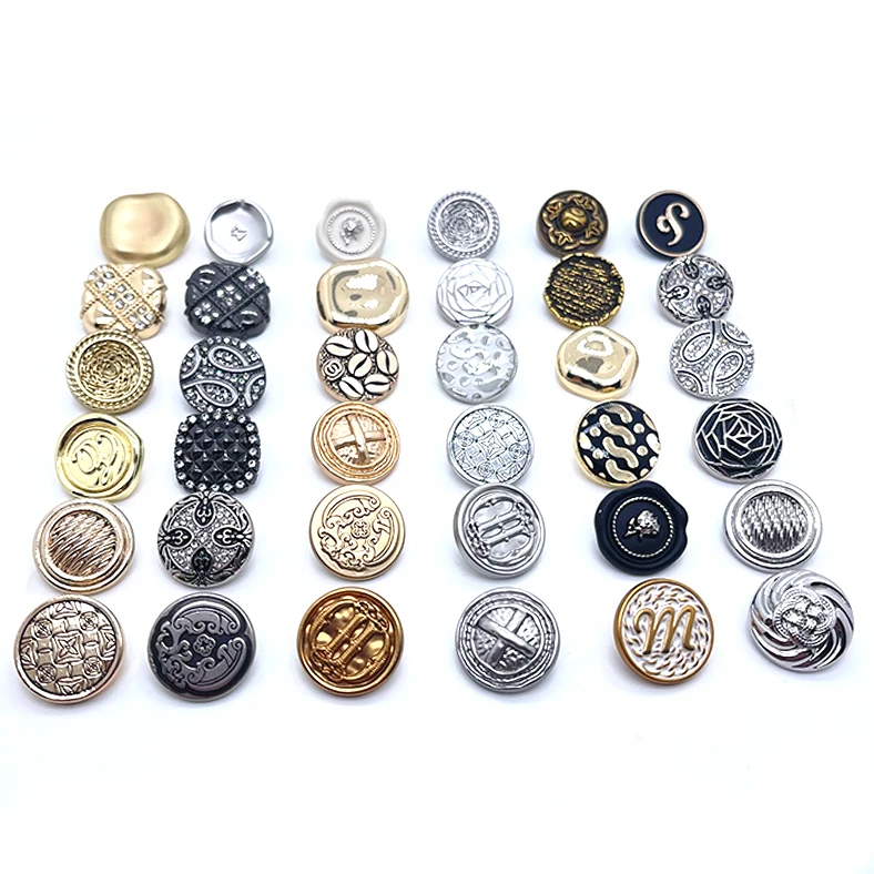 OEM decorative accessories design plastic custom shaped buttons logo for clothes press button metal snap button manufacturers