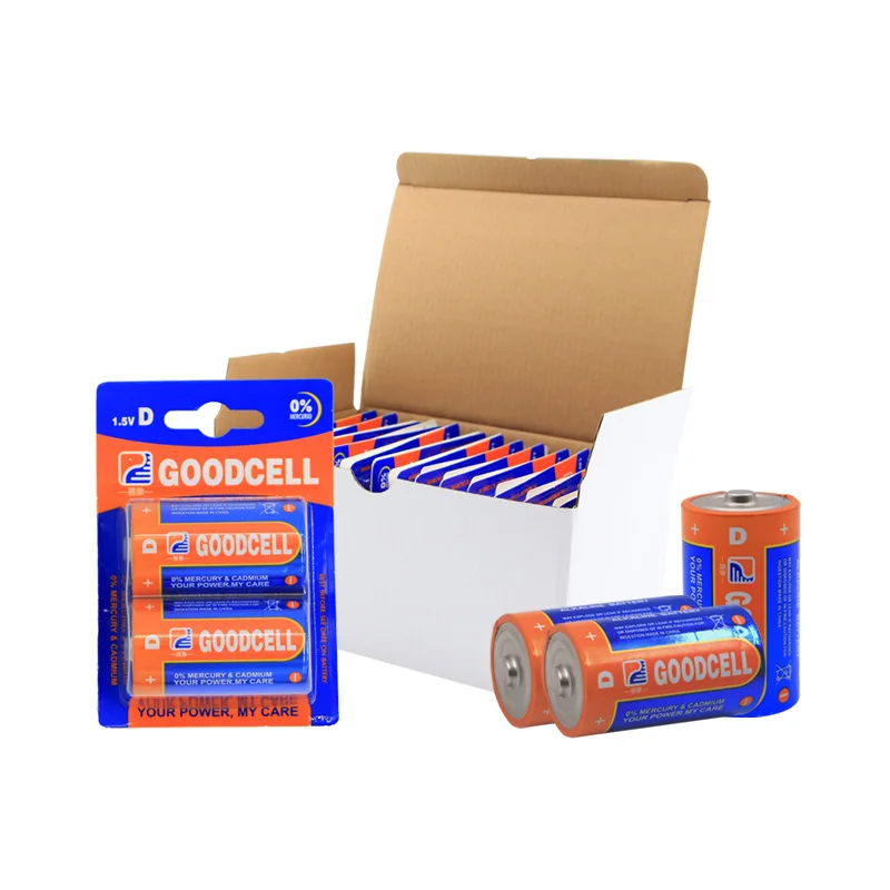 Flashlight Cell 1.5V LR20 D Size Battery AM1 Alkaline Battery