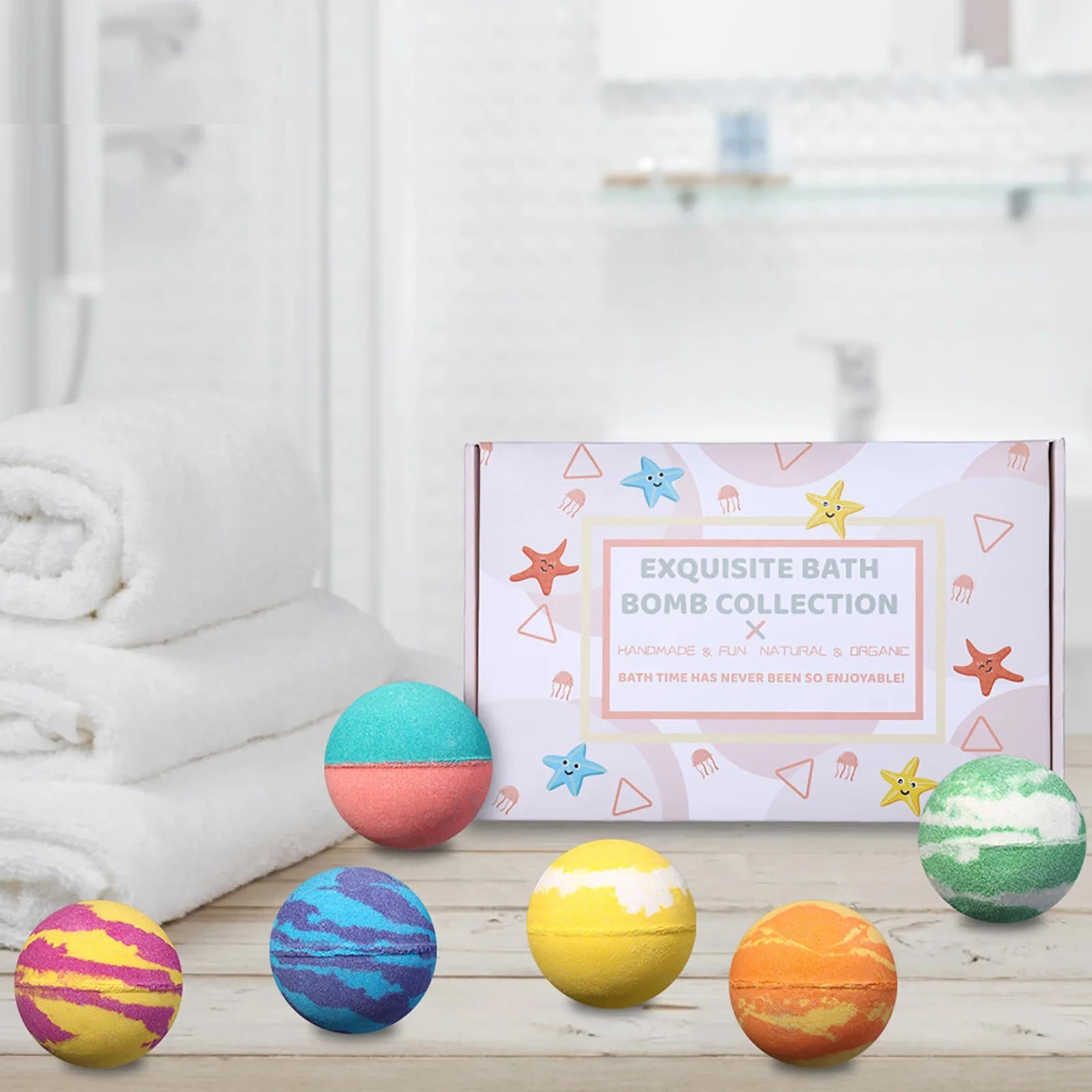 OEM Natural Vegan Beauty Gifts Bath Oil Johnsons Molds Bathbomb Bubble Toys Bath Bomb