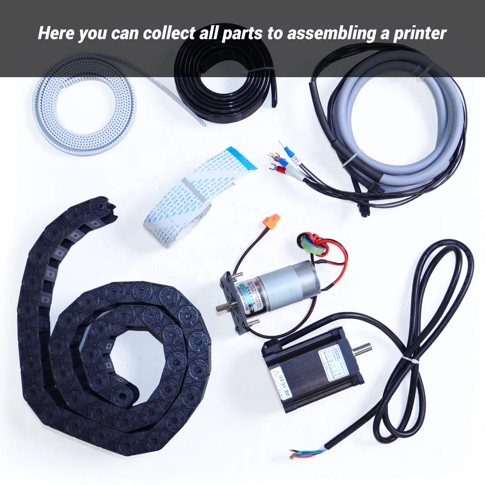 Wholesale Printer Accessories Set include UV Lamp Inks Pad Dampers Motor Hoson Mainboard Original Epson Printhead etc