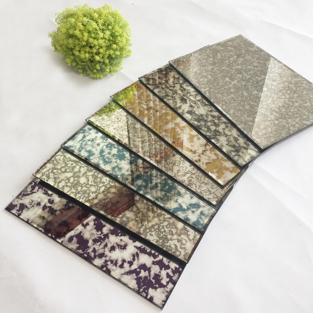 3mm 4mm 5mm antique hand mirror glass antique wall mirror