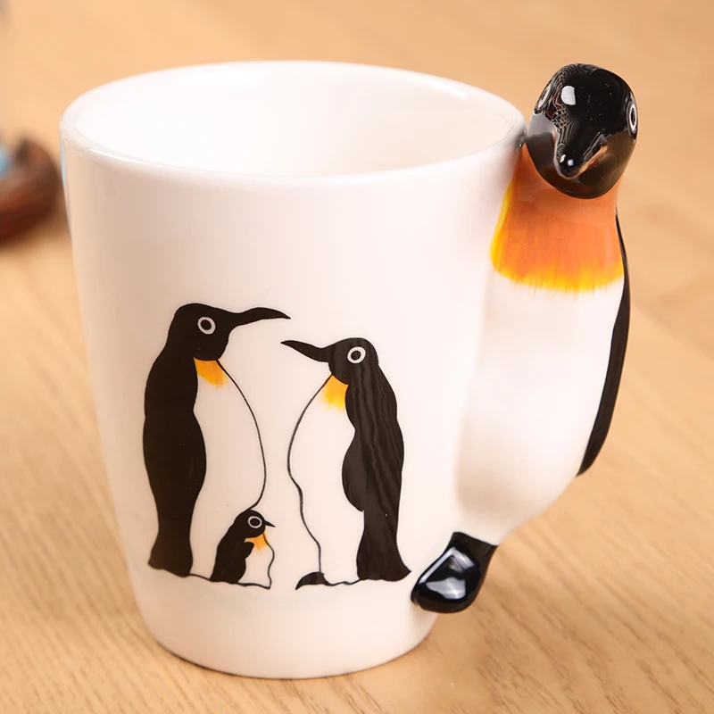 
Decorative 3d Animal Design Ceramic Coffee Mugs Animal Novelty Tea Cups Promotion Factory Price 