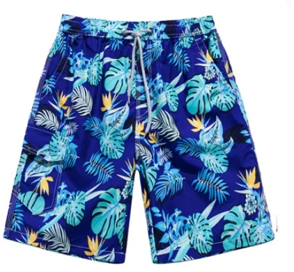 Custom Fashion Cheap 100%Polyester Nylon Printed Mens Swimming Beach Shorts