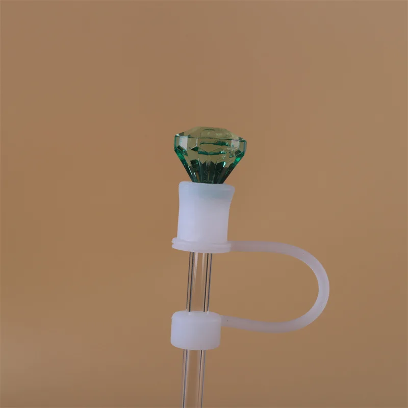Wholesale 3d Straw Toppers For Tumbers Plastic Straw Topper Charms Wholesale Straw Topper Diamond