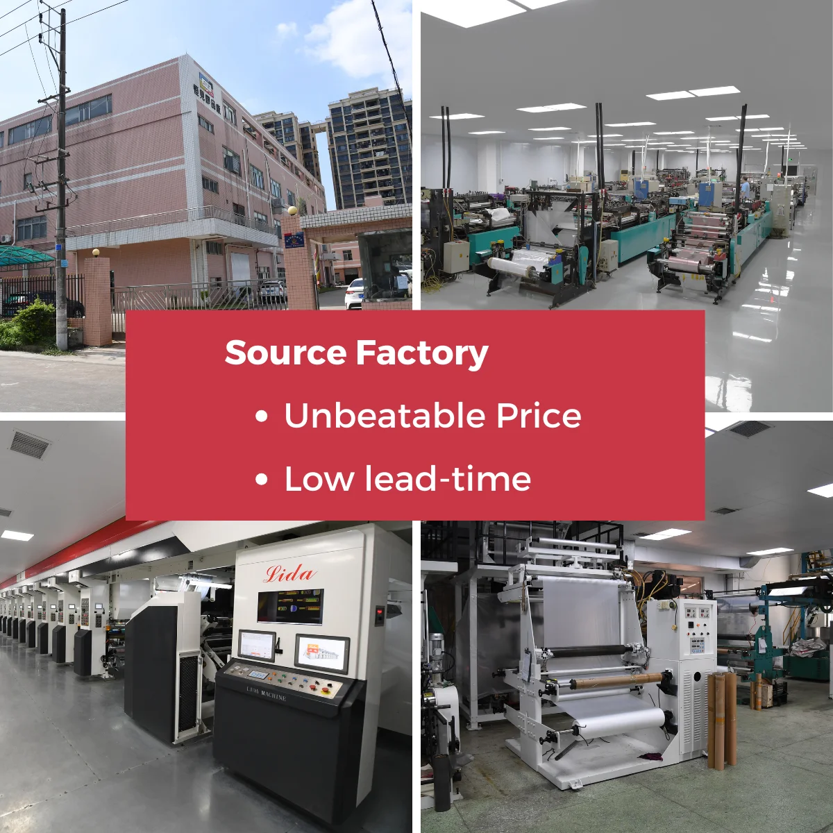 Holographic Print 1kg Pe Thin Guangzhou Laundry Shop Custom Clothing Plastic Shopping Bag Handle