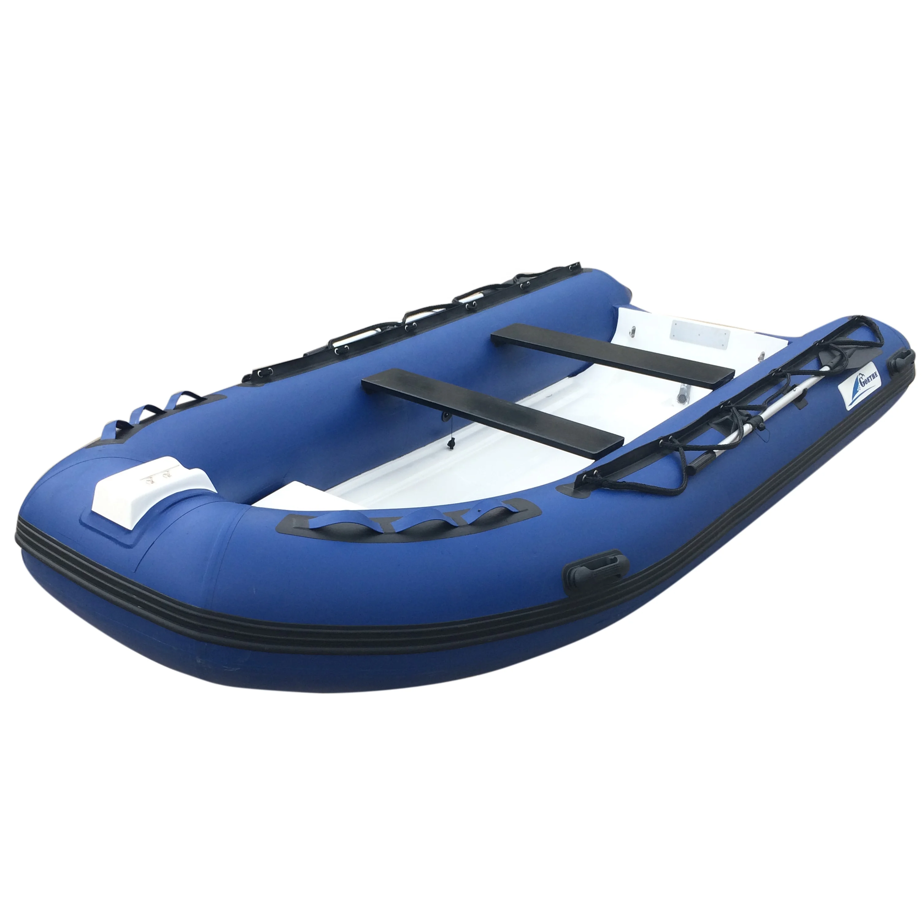 Goboat RIB390 3.9M 13ft Factory Direct 390 Aluminum Rigid Boat Rib Hypalon Inflatable Boat For Sale RIB390