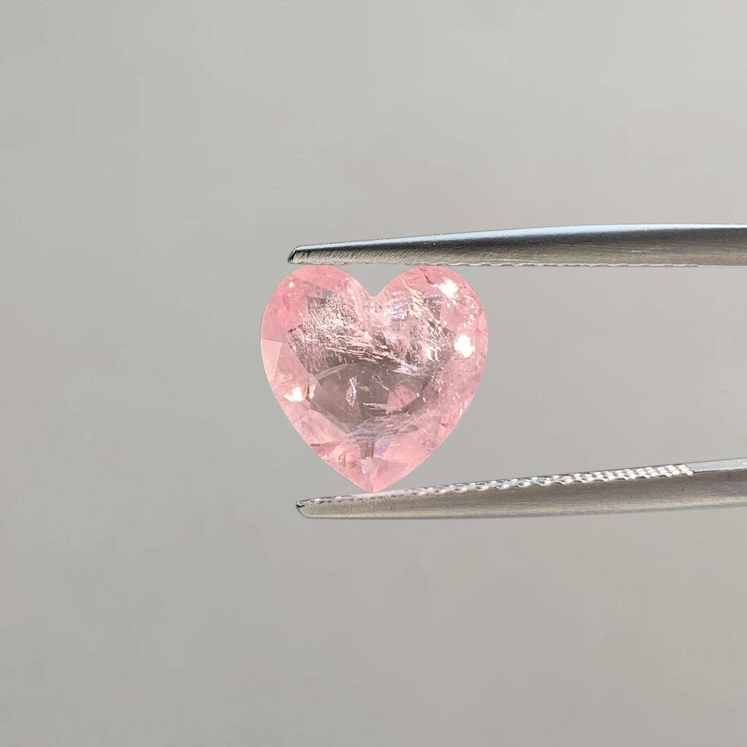 MJ38 Color New Natural Glass Stone Products Padparadscha Pink Color Fusion Doublet Pear Shape Loose Gemstone