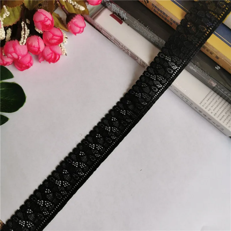 S1442 black lace trimmings 2.7-3.5cm wide can be sewn underwear garment lace Pakistan lace