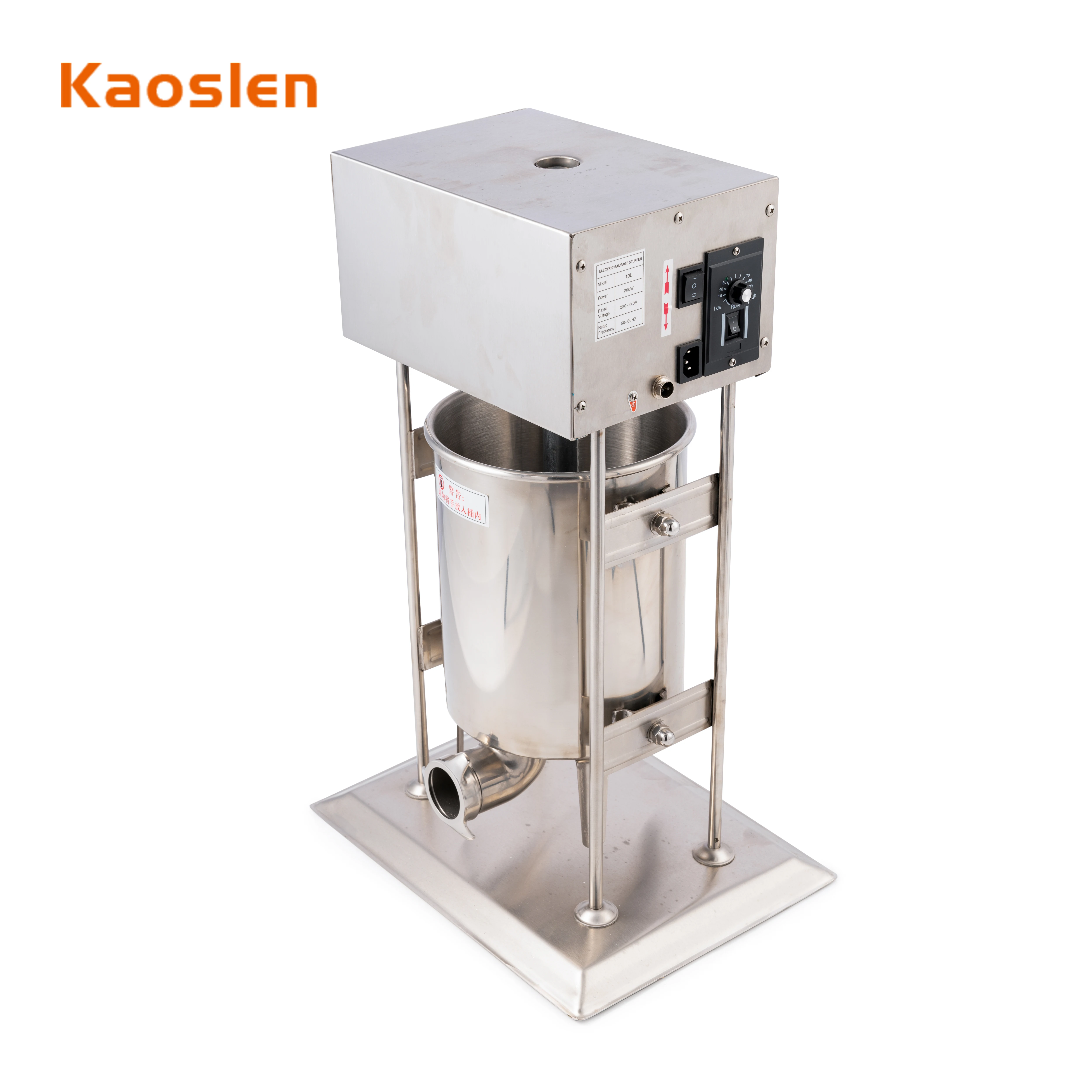 Коммерческий Колбаса Stuffer электрическая stuffer машина для производства колбасы наполнитель машина с удобной ножной педалью для 10л/15л