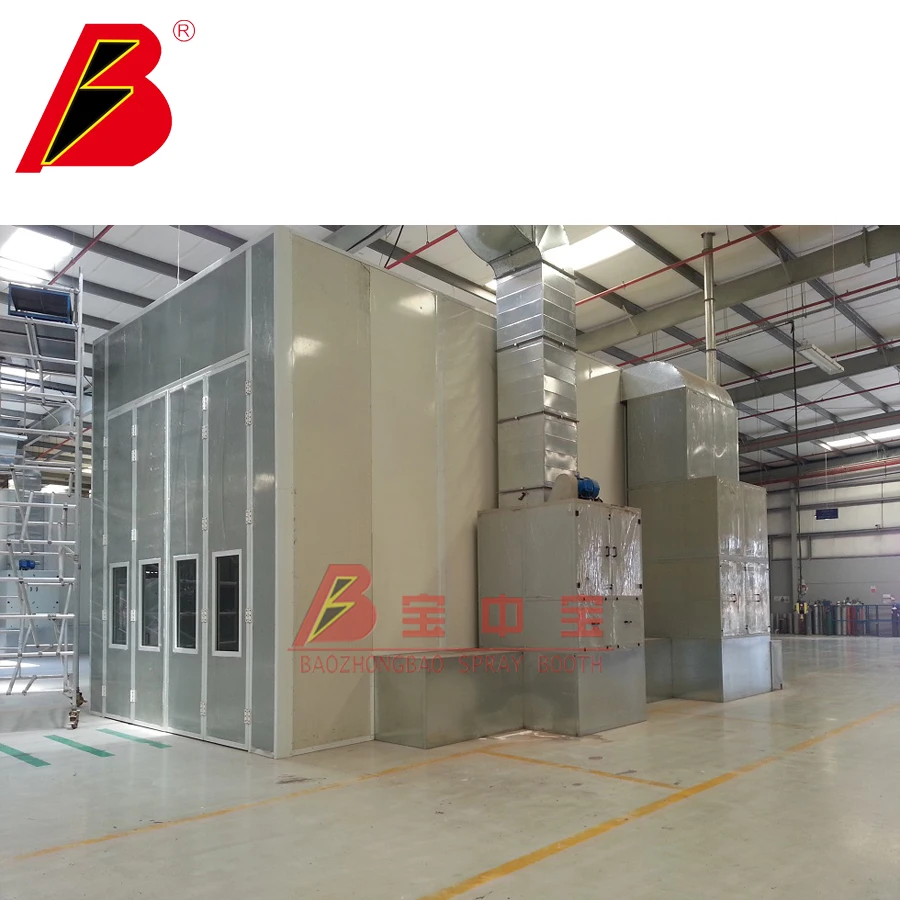 Промышленная окрасочная камера BZB для автобусов и грузовиков профессиональный китайский поставщик окрасочных