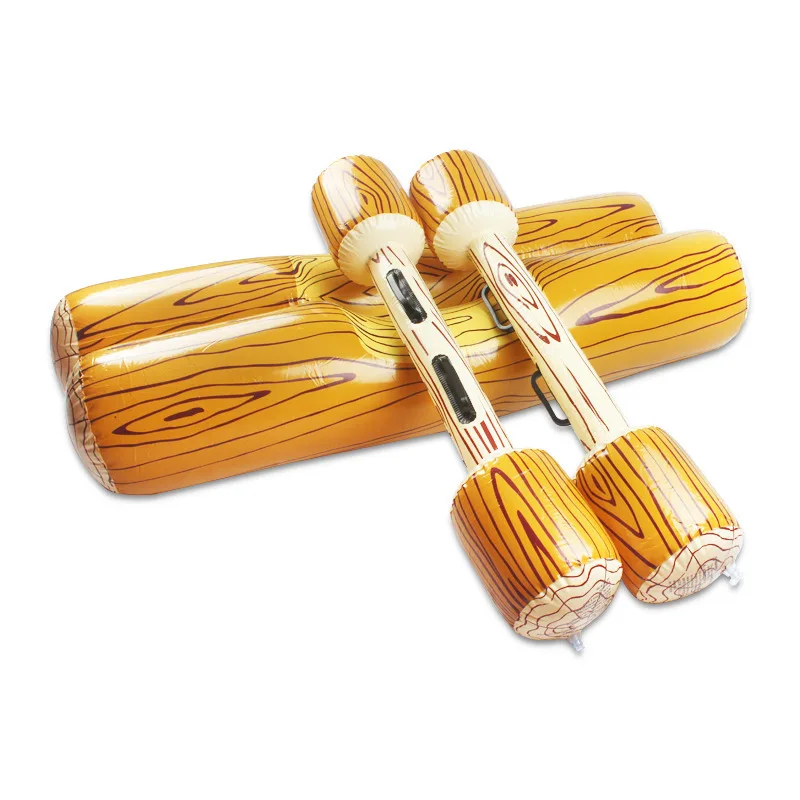 Inflatable raft  ride on battle log floats swimming pool water game toy for adults, kids