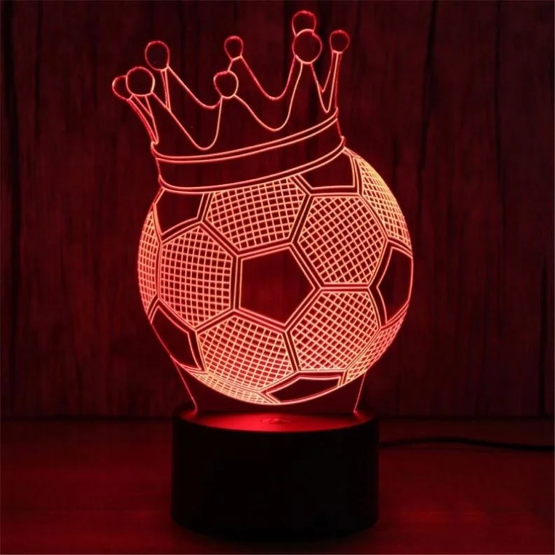 Paris Germain Football Club 3D Illusion  Ligue 1 Soccer Logo Night Lamp