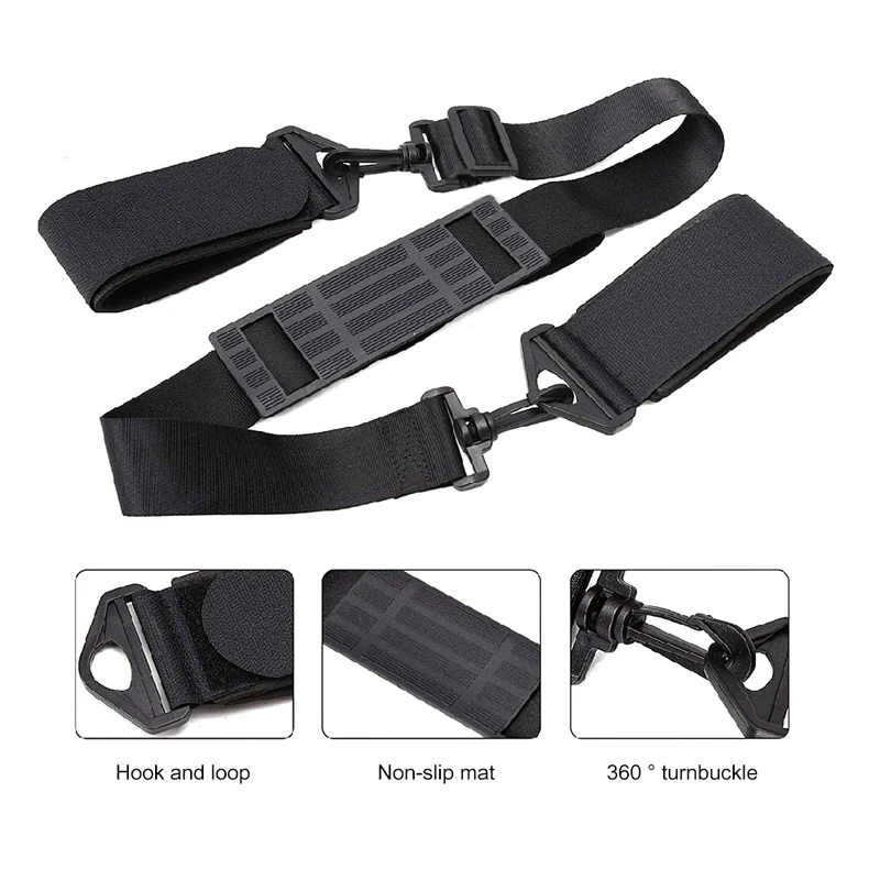 Adjustable Nylon Skiing Pole Shoulder Hand Carrier Strap Protector Hook Loop Protect Snowboard Skiing Accessories