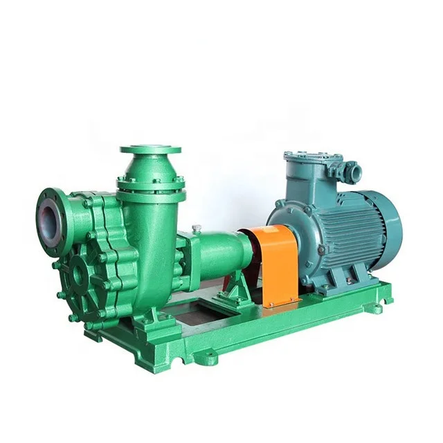 80FZB-30 self-priming centrifugal fluorine plastic FEP/PFA lined pump widely used in acid and alkali chemical industry
