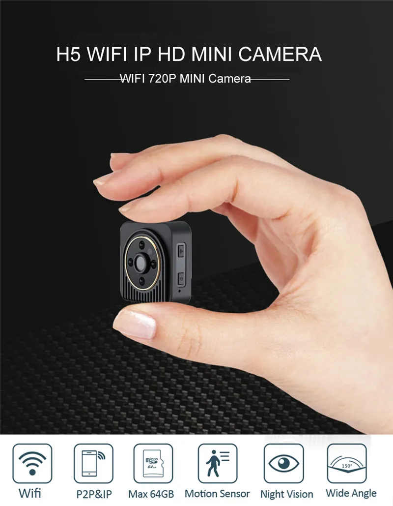 1080P IP Wifi Wireless Cameras CCTV Video Camcorder Hidden Cameras Mini WIFI Camera With Infrared Night Vision