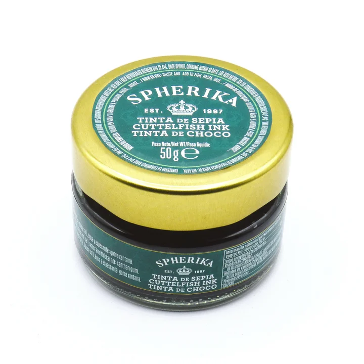 Spanish Octopus Spherika 50G Cuttlefish Ink Black Cephalopod Squid Briny Taste Cuttlefish Ink For Pasta And Rice