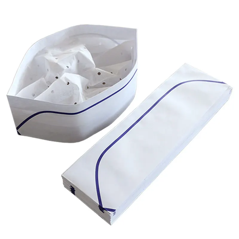 Chefs White Paper Hats Disposable Hotel Adjustable Chef hats