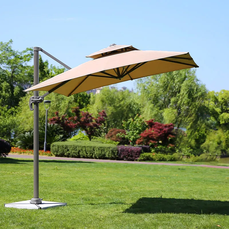 Can help design LOGO Umbrella wholesale roman parasol outdoor cantilever umbrellas