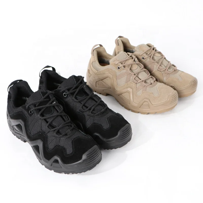 YAKEDA Waterproof Low Top Leather Botas Tactico Combat Tactical Boots