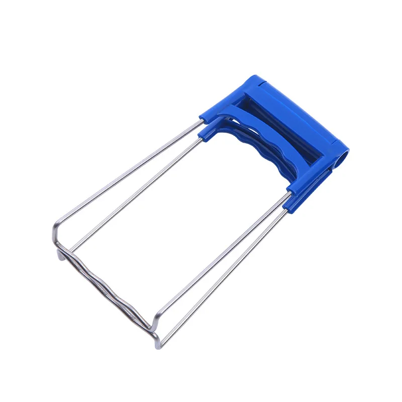 Stainless steel anti-scalding foldable metal dish clamp tray clamp and plate bowl clip tableware lifter for Kitchen