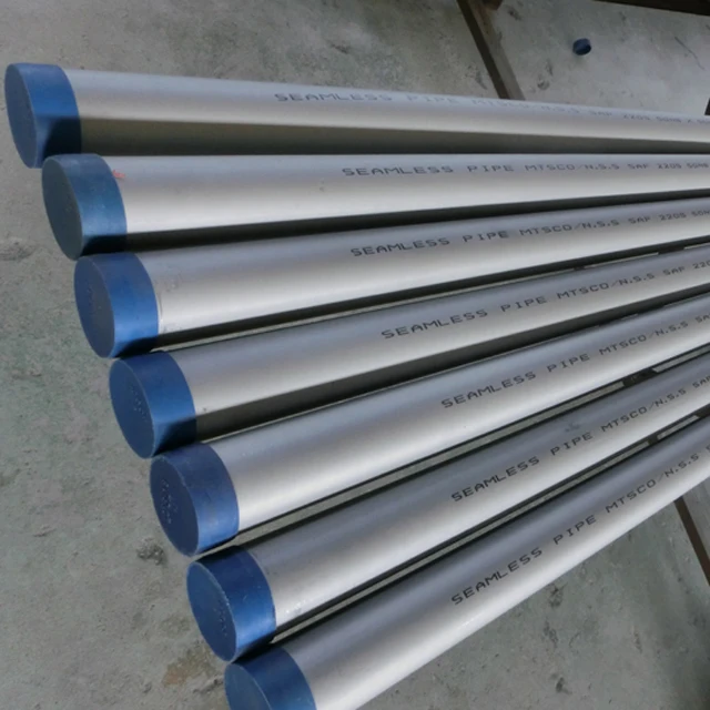 ISO 9001 PED трубы из нержавеющей стали производство, S32205, S31803, S32304, S32750 дуплексные трубы с фиксированной длиной