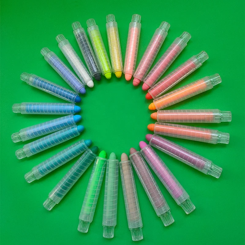 New Arrivals Crayons Creative Educational Kid Soucil Stationary Wax Customized Crayon