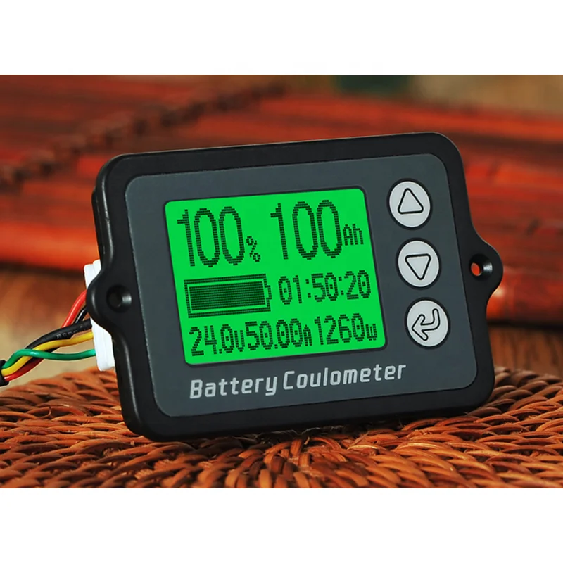 Baiway OEM TK15H 100V 100A Universal LCD Car Battery monitor voltage Capacity Indicator battery Coulometer meter tester