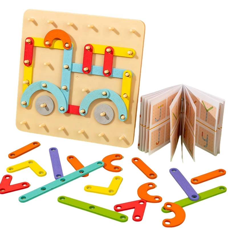Montessori-Inspired Wooden Jigsaw Puzzle Unisex Early Education Brain Training Parent-Child Interactive Game Board Wholesale