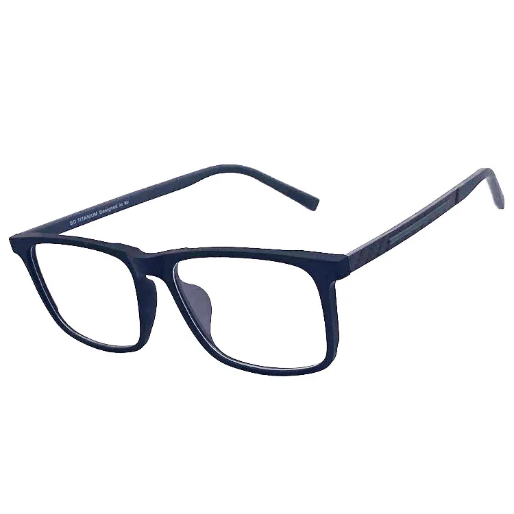 Square Women Men Fashion Reading Eyewear Computer Reader Anti Blue Light Optical Glasses TR90  Carbon Fiber Frame 2021 Unisex