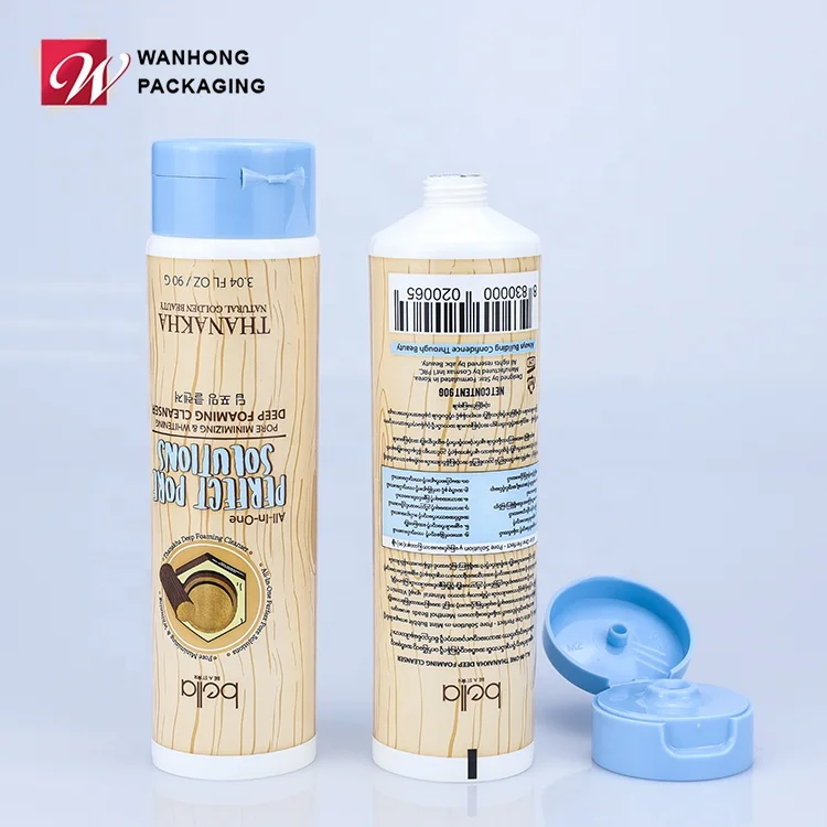 
Wholesale Plastic Squeeze Empty PE Cream Packing Tube For Cosmetic 