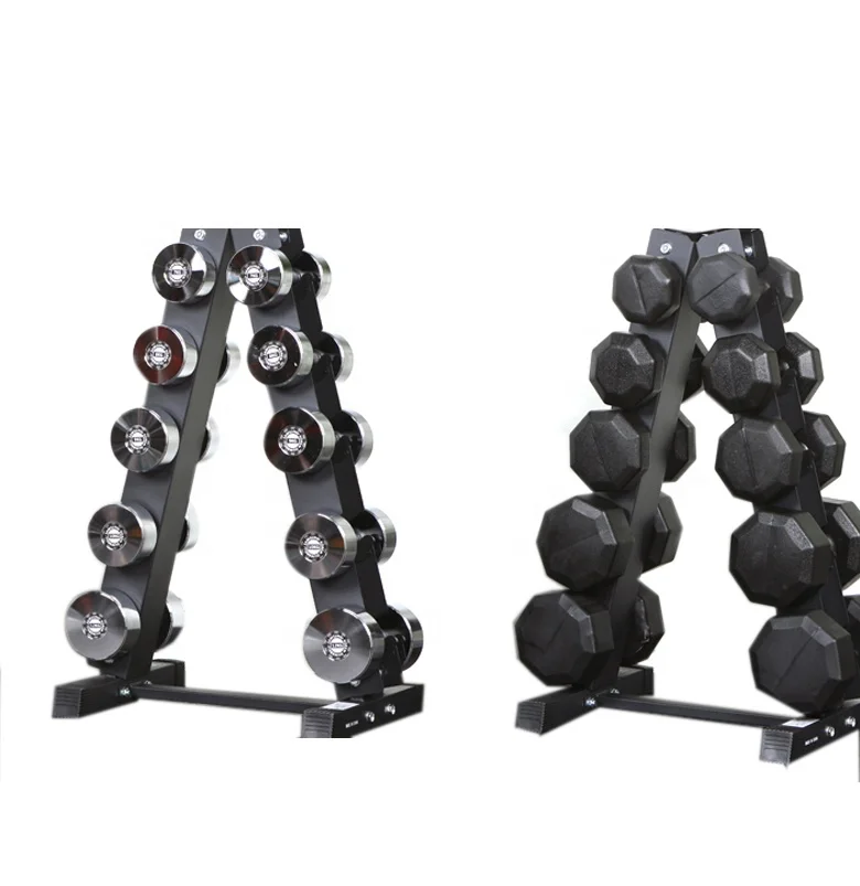 Custom 3 5 6 8 Tier Stand Wholesale Commercial Home Weight Gym Dumbbell Rack for Weight Storage